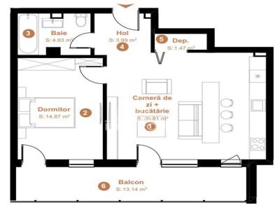 Vanzare apartament 2 camere | Zona linistita | Floresti