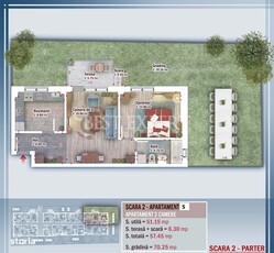 2 camere Incalzire Pardoseala /Zona Linistita -Sector Verde/Credit Ipo