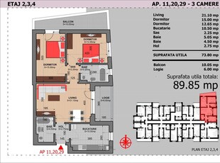 Apartament 3 camere Dec Dezvoltator Comision0% Sector 4