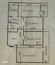 PACURARI, Moara de Foc, Apartament 3 camere decomandat, et 2 din P+4