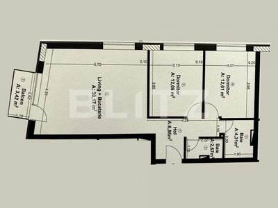 Apartament la cheie in imobil nou: 3 camere, garaj subteran, zona Lidl Baciu