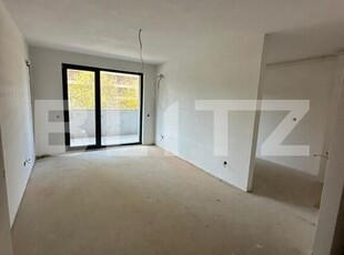 Apartament cu 3 cam, 2 bai, semifinisat, 75mp utili + 17mp terasa zona Plopilor