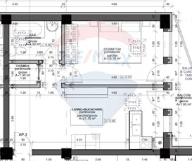 Apartament 1 camera vanzare in bloc de apartamente Sibiu, Turnisor