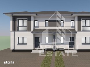 Duplex modern de vanzare, cu 5 camere, la asfalt in Mosnita Noua