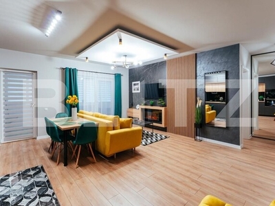 Apartament lux, 2 camere, terasa inchisa, parcare, Teilor