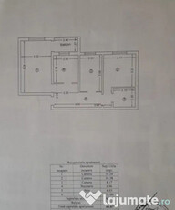 Apartament 3 camere decomandat-Pod de Fier-etaj intermediar