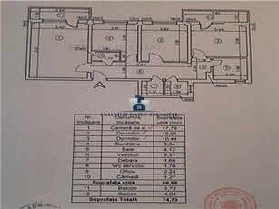 Apartament 3 camere Decomandat Str Democtratiei