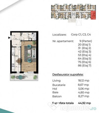 Investitie-Garsoniera, 6 min metrou Berceni, decomandată...