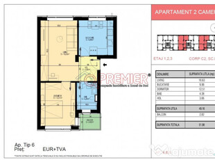 Popesti Leordeni - 2 camere in bloc boutique