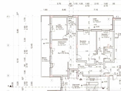 Apartament de 5 camere semifinisat, 176mp, zona Mehedinti