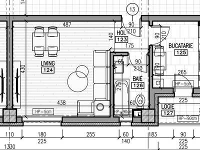 Studio - Suprafata 60mp - Etaj 1 - Tva Inclus