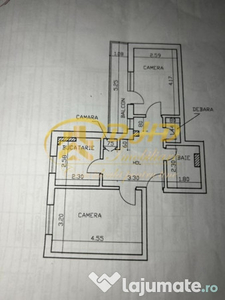 2 camere Gară-Pasarela Pietonală