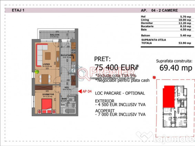 9 min Aparatorii Patriei - 2 camere - Bloc nou