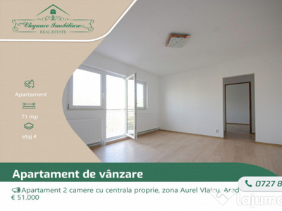 Apartament 2 camere cu centrala proprie, Zona Aurel Vlaicu,