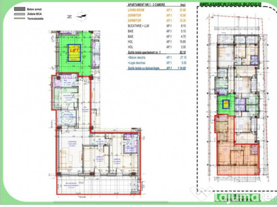 Apartament 3 camere decomandat, 114,8mp cartierul 1Mai