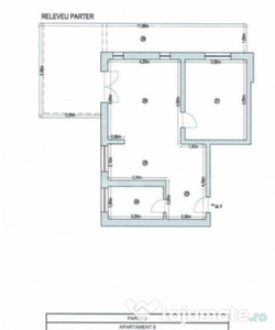 Apartament cu 2 camere, 60 mp, 33 mp terasa, 2 locuri parcar