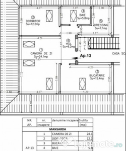 Apartament de 2 camera, decomandat, 71mp, zona Giroc