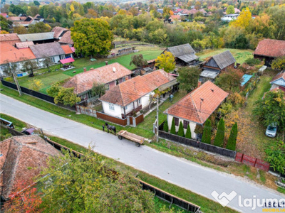 Casa din lemn, cu aproape 900mp, in localitatea Lutoasa, Jud