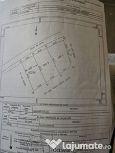 Parcele 643 mp, langa Cartierul Verde Cheriu