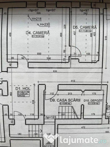 Spațiu birouri 2 camere, 35mp, Central