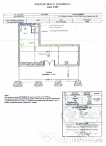 Spațiu comercial în zona centrală (esplanadă) cu 60 mp u