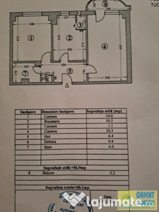 Tomis 3, decomandat, 2 camere, gaze, vanzari Constanta