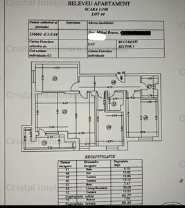 Apartament 4 camere decomandat LUX, vis-a-vis metrou Mihai Bravu