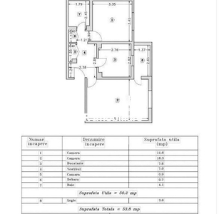 APARTAMENT 2 CAMERE DE VANZARE AVIATIEI