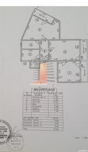 Apartament 3 camere etajul 8, bloc reabilitat, Universitate de vanzare Universitate, Bucuresti