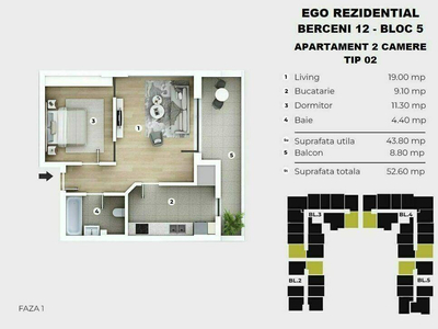 Ap 2 camere Berceni - Facilitati Premium - 400m Metrou