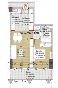 Apartament 2 camere in zona SEMICENTRALA