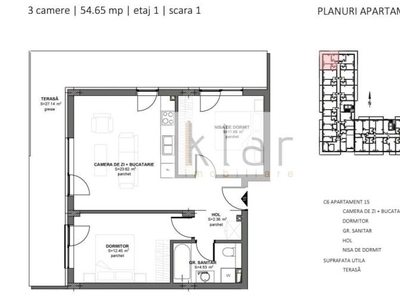 Apartament 3 camere FINISAT, terasa si garaj! Zona Eroilor!