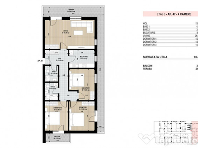 Apartament 4 Camere Nou 6/7 + Terasa Bucuresti Berceni Brancoveanu