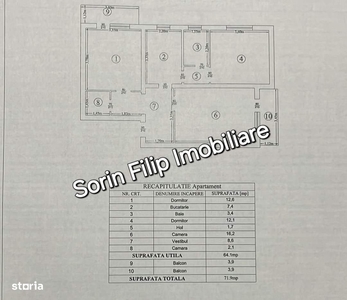 De vanzare , 3 camere, decomandat circular, Tatarasi.