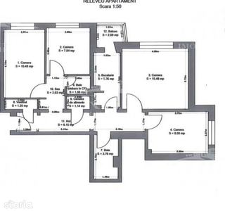 Apartament cu 4 camere decomandate la etajul 1 in Manastur !