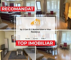 Ap 2 Cam Et 2 Mobilat/Utilat in Vitan Residence