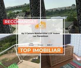 Ap 3 Camere Mobilat/Utilat LUX Vedere Lac Pantelimon