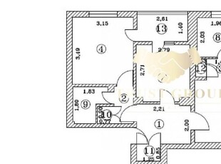 Apartament 3 camere Polona - Bloc 1981-2 bai