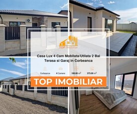 Casa Lux 4 Cam Mobilata/Utilata 2 Bai Terasa si Garaj in Corbeanca