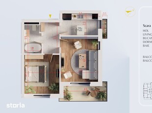 Apartament 3 camere l Terasa 14 MP l 2 bai l Urban Plaza