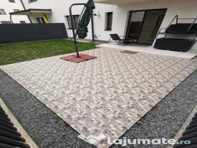 Apartament cu 2 camere | mobilat si utilat | 60mp curte