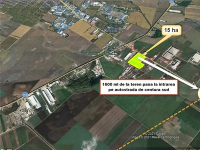 Popesti Leordeni DN4, teren intravilan industrial 15 hectare