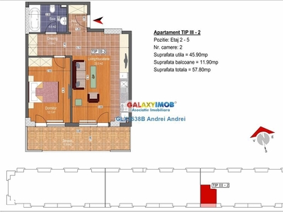 Berceni | Apartament 3 camere | Decomandat | Constructie 2020 | Centra
