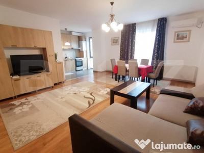 Apartament de 2 camere, 80 mp, centrala termica, parcare, zo