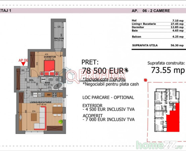 Metrou Aparatorii Patriei - 2 camere - Comision 0