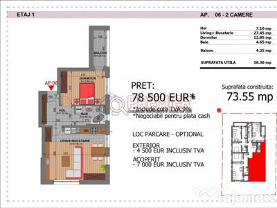 Metrou Aparatorii Patriei - 2 camere - Comision 0