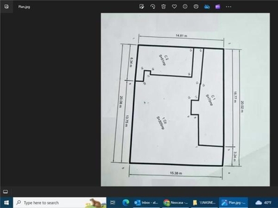 PARC BAZILESCU 305 MP, DESCHIDERE 15,38M, CASA DEMOLABILA!