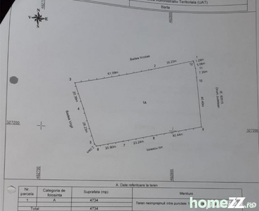 Teren intravilan 4734mp com. Bârla