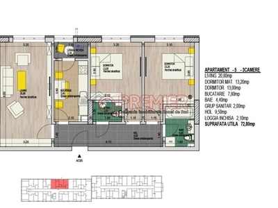 Apartament 3 camere Aparatorii Patriei, 8 minute metrou