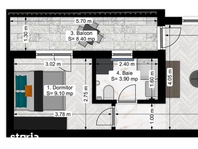 Apartament 2 camere One Cotroceni Park